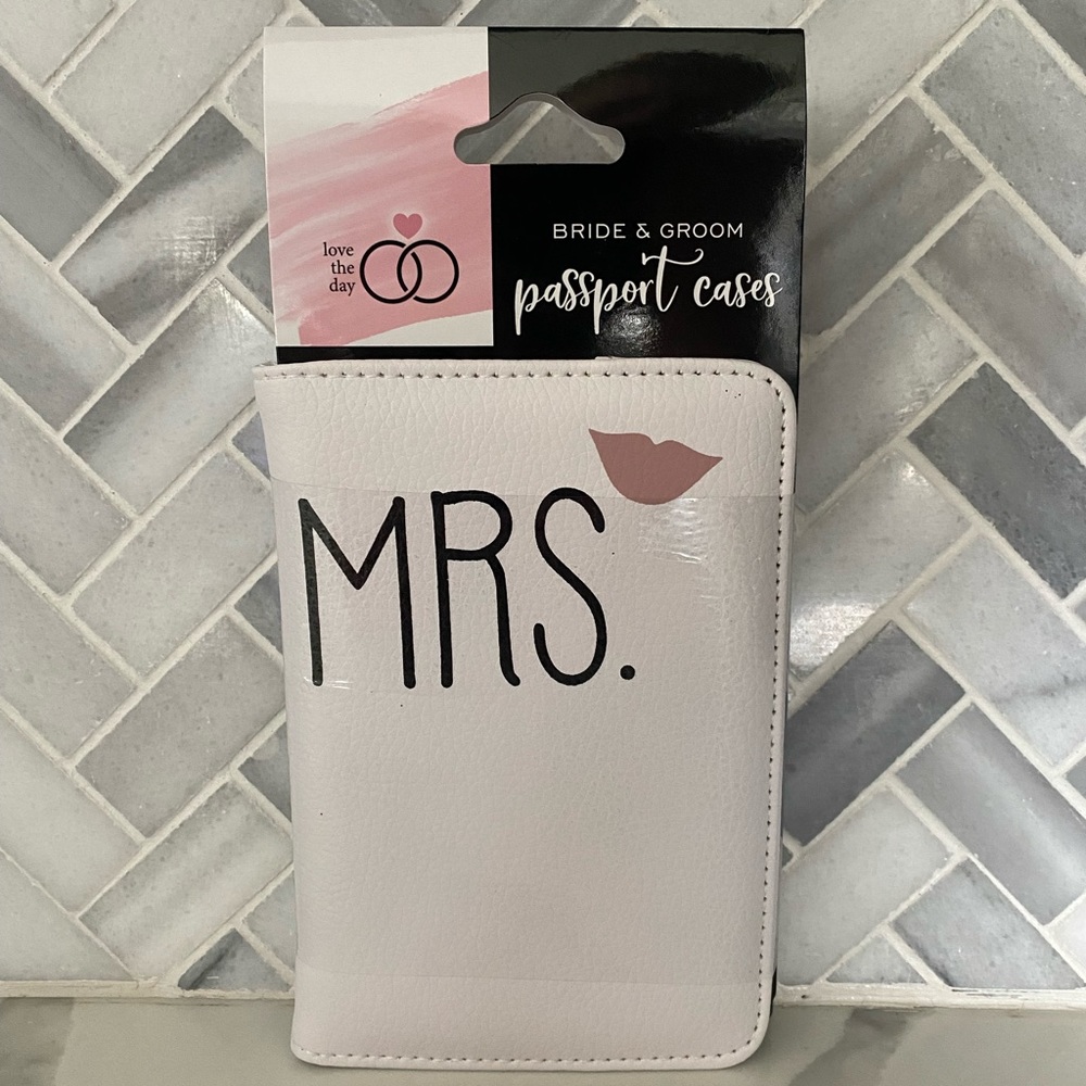 (Customizable) Mr. & Mrs. passport book covers
